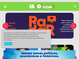 'novabrasilfm.com.br' screenshot