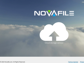 'novafile.com' screenshot