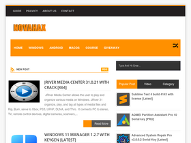 'novahax.com' screenshot