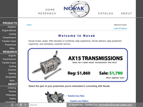 'novak-adapt.com' screenshot