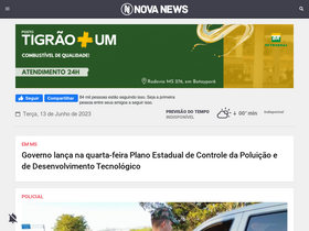 'novanews.com.br' screenshot