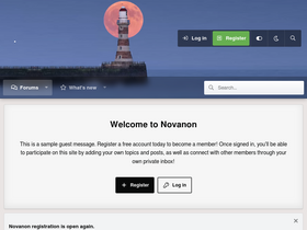 'novanon.net' screenshot