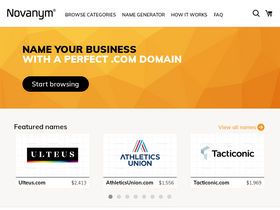 'novanym.com' screenshot