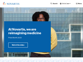 'novartis.com' screenshot