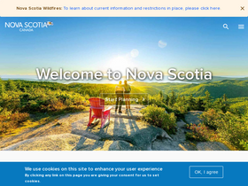 'novascotia.com' screenshot