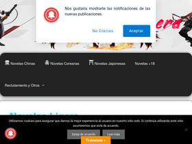 'novelasligera.com' screenshot