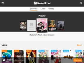 'novelcool.com' screenshot