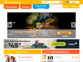 'novelgames.com' screenshot