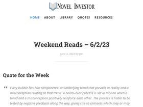 'novelinvestor.com' screenshot