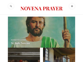'novenaprayer.com' screenshot