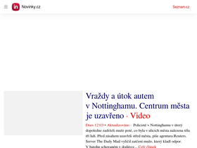 'novinky.cz' screenshot