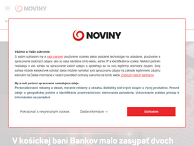 'noviny.sk' screenshot