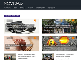 'novisad.com' screenshot
