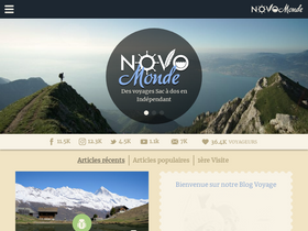 'novo-monde.com' screenshot