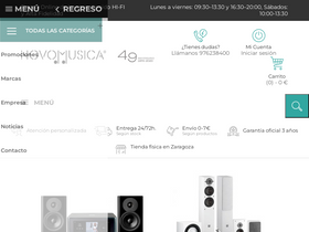 'novomusica.com' screenshot