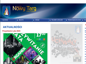 'nowytarg.pl' screenshot