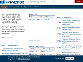 'npinvestor.dk' screenshot