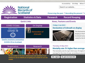 'nrscotland.gov.uk' screenshot