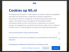 'ns.nl' screenshot