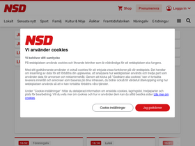'nsd.se' screenshot