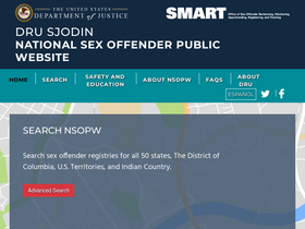 'nsopw.gov' screenshot