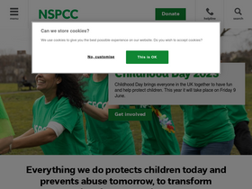 'nspcc.org.uk' screenshot