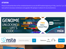 'nsta.org' screenshot