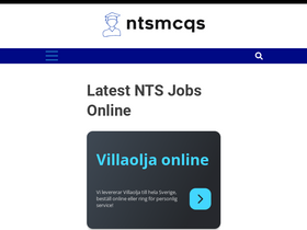 'ntsmcqs.com' screenshot