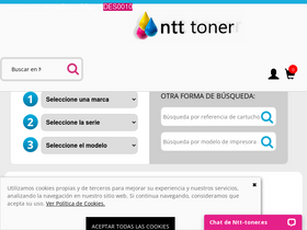'ntt-toner.es' screenshot