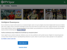 'ntvspor.net' screenshot
