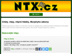 'ntx.cz' screenshot
