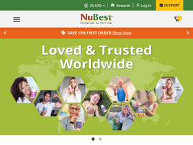 'nubest.com' screenshot