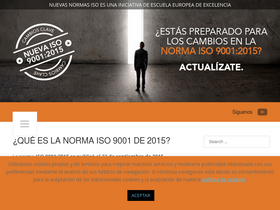'nueva-iso-9001-2015.com' screenshot