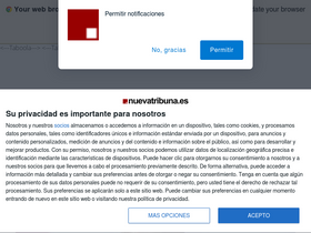 'nuevatribuna.es' screenshot