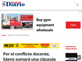'nuevodiariodesalta.com.ar' screenshot