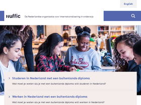 'nuffic.nl' screenshot