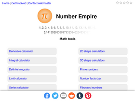 'numberempire.com' screenshot