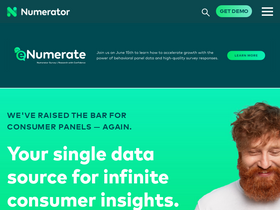 'numerator.com' screenshot
