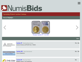 'numisbids.com' screenshot