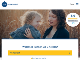 'nunotariaat.nl' screenshot