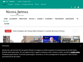 'nuovairpinia.it' screenshot