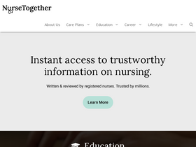 'nursetogether.com' screenshot