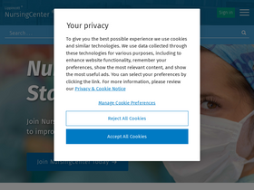 'nursingcenter.com' screenshot