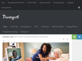 'nursingcrib.com' screenshot