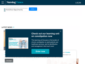 'nursingtimes.net' screenshot