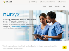 'nursys.com' screenshot