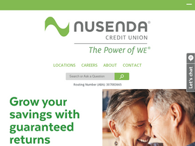 'nusenda.org' screenshot
