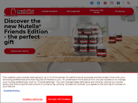 'nutella.com' screenshot