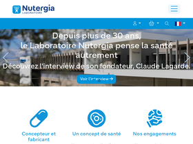 'nutergia.com' screenshot