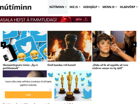 'nutiminn.is' screenshot